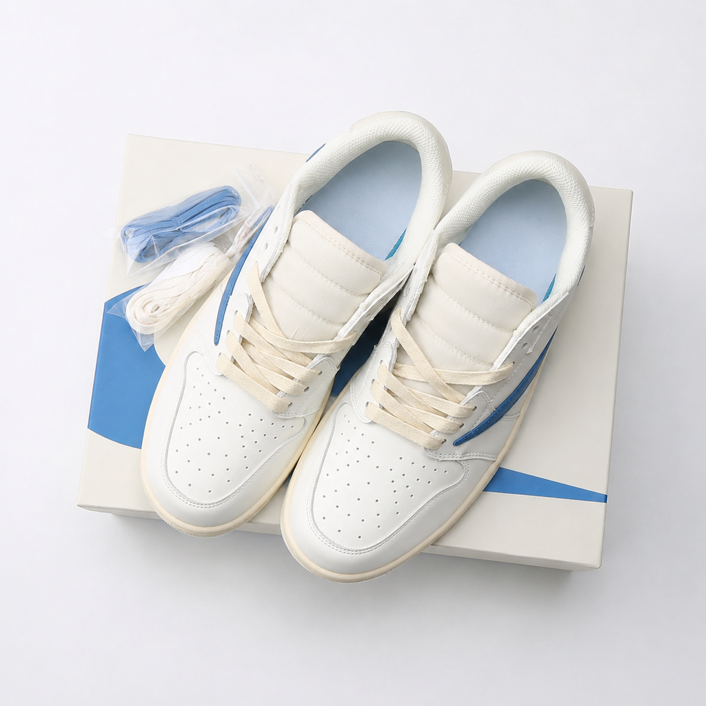 Cream Blue Low