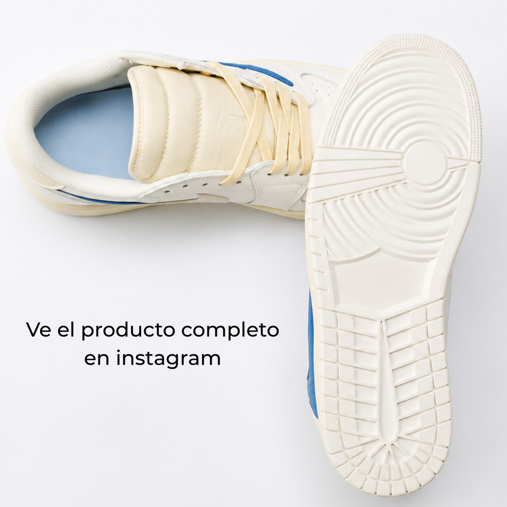 Cream Blue Low